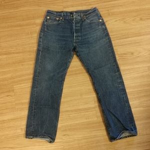 Levi's 501 button fly jeans